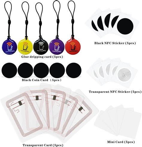 nfc tag transparent|30pcs NFC Stickers NFC Tags Sticker NTAG215 Chips NFC .